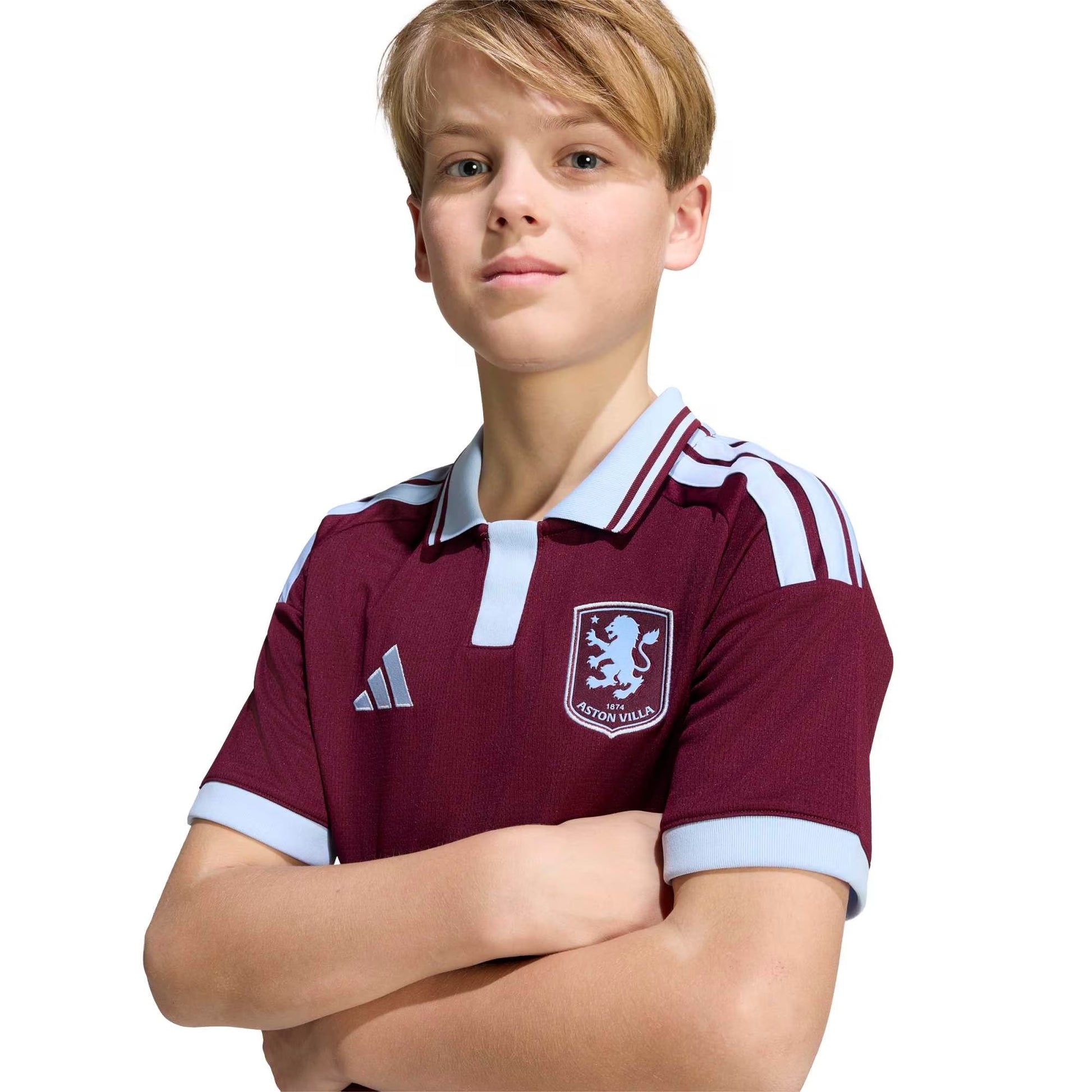 Aston Villa 2026/27 Home Stadium Replica Kids Jersey top