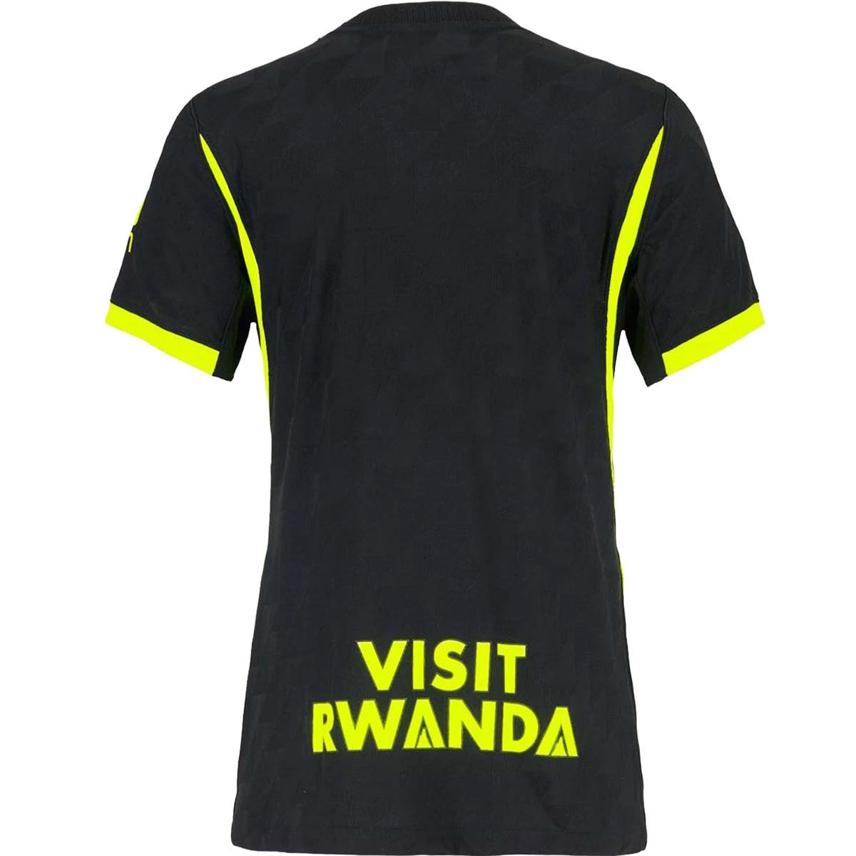 Back view of women's Atlético de Madrid 2026-2027 away black replica football shirt by Final Third Kit