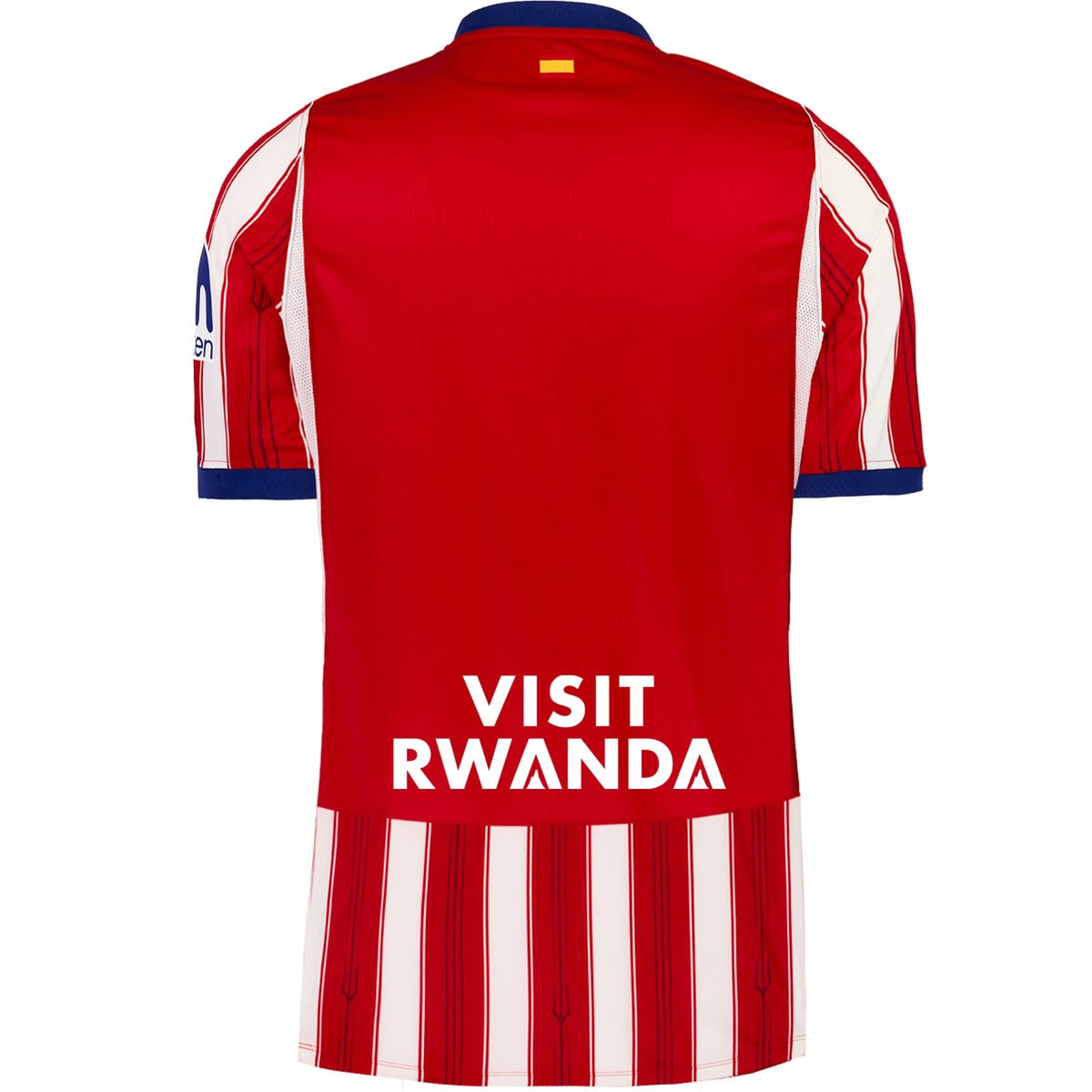 Back view of Atlético de Madrid 2026-2027 home red replica football shirt by Final Third Kit