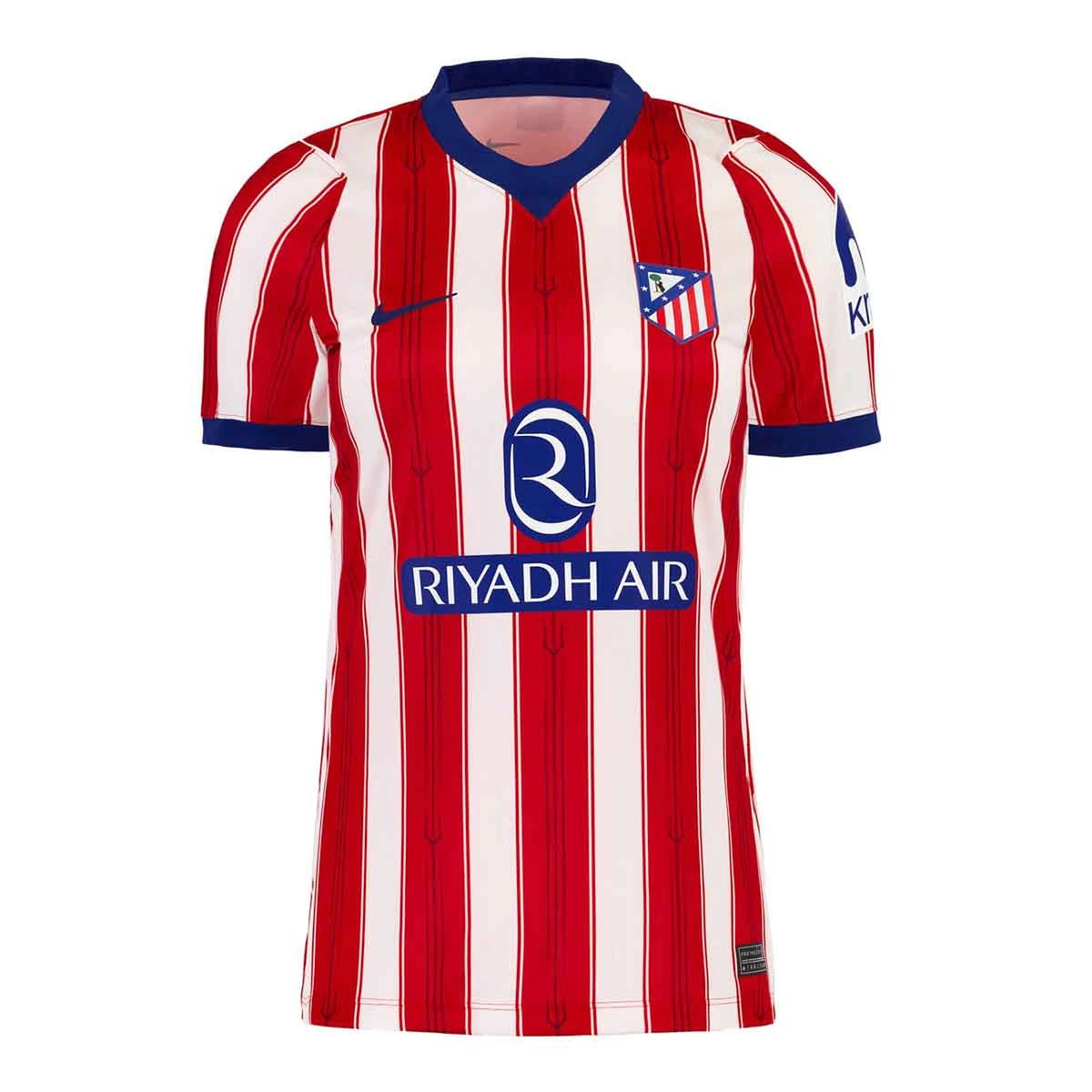 Front view of women's Atlético de Madrid 2026-2027 home red replica soccer jersey by Final Third Kit