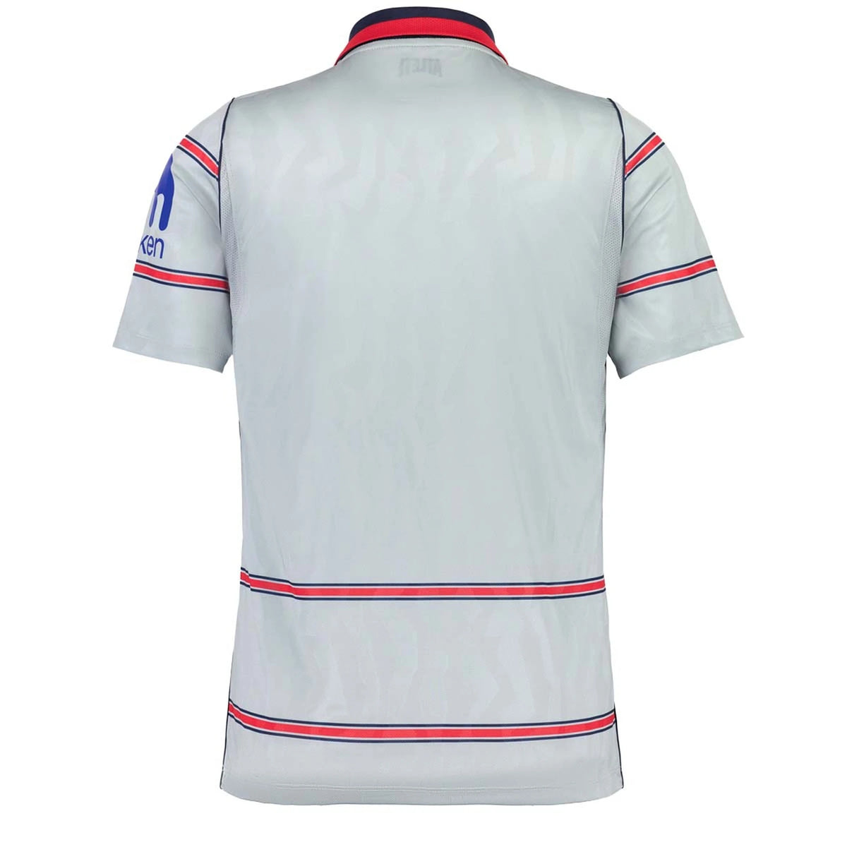 Back view of Atlético de Madrid 2026-2027 third grey replica football shirt by Final Third Kit