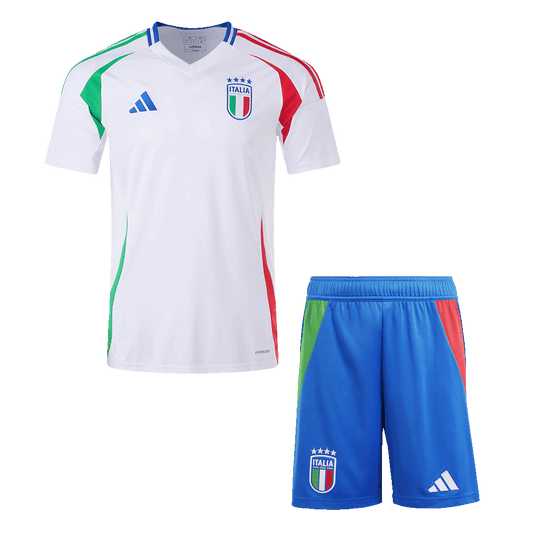 Italy Away Soccer Jersey Kit(Jersey+Shorts) Euro 2024