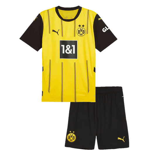 Kids Borussia Dortmund Home Soccer Kits 2024/25
