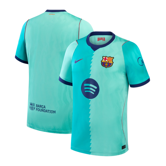 Barcelona 2026/27 Third Stadium Replica Jersey - Turquoise