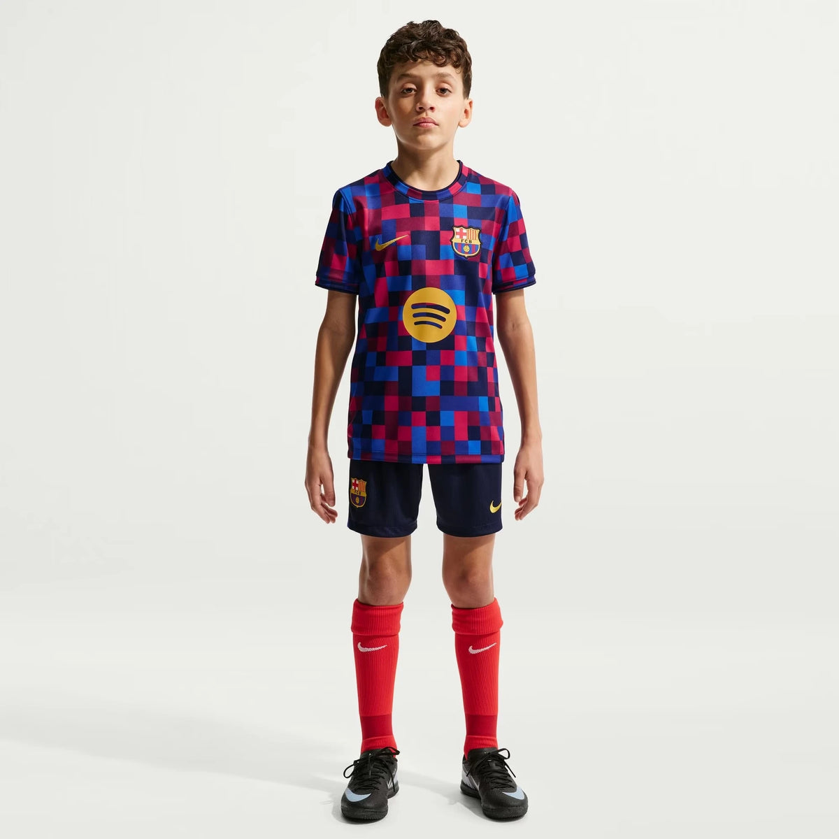 Barcelona Youth 2026/27 Home Pre-Match Top - Garnet