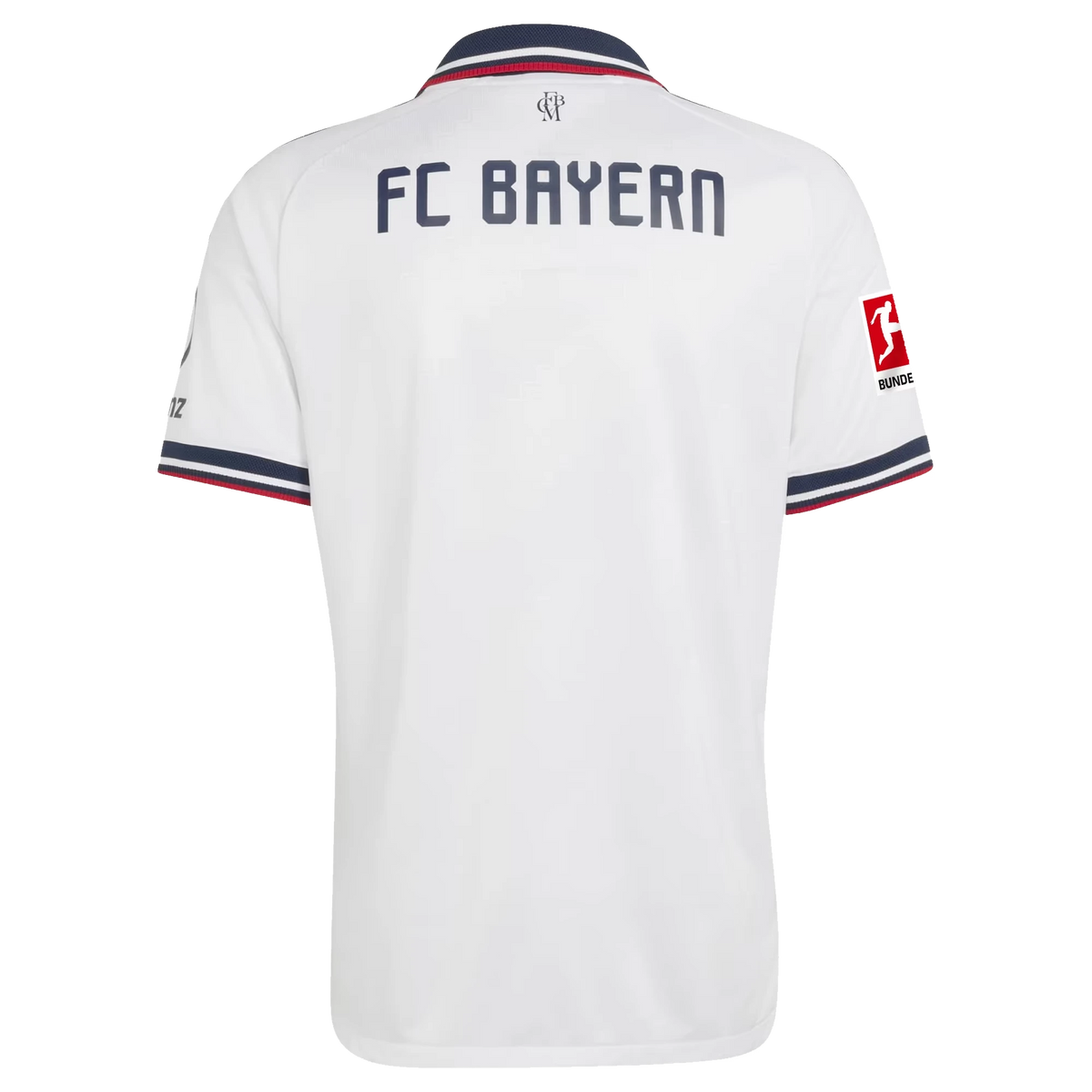 Back view of youth Bayern Munich 2026-2027 away white replica football shirt by Final Third Kit