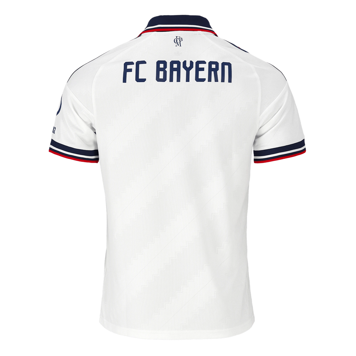 Back view of youth Bayern Munich 2026-2027 away white replica football shirt by Final Third Kit