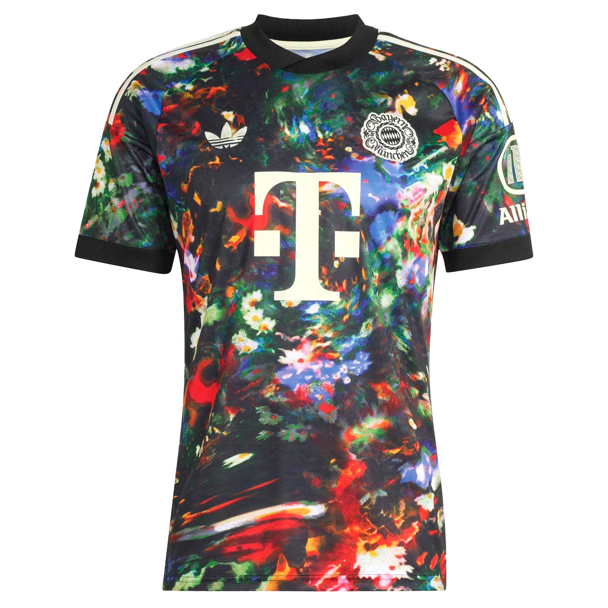 Front view of Bayern Munich 2026-2027 fourth black replica soccer jersey by Final Third Kit