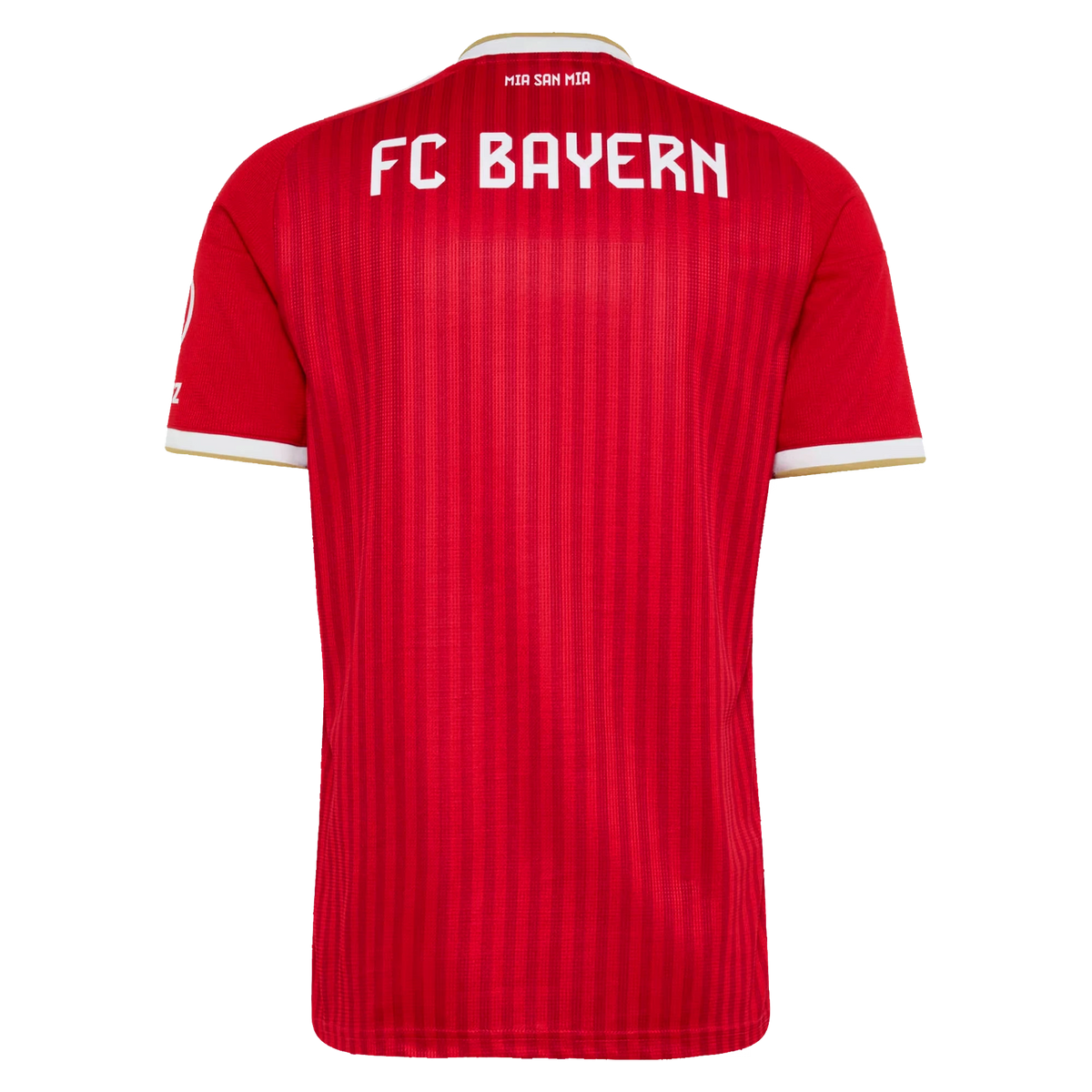 Back view of women's Bayern Munich 2026-2027 home red replica football shirt by Final Third Kit