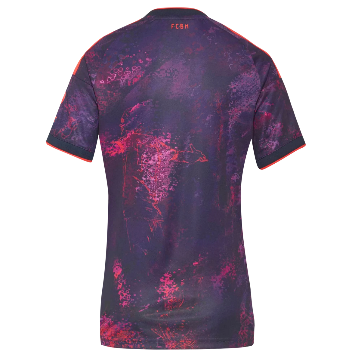 Back view of women's Bayern Munich 2026-2027 third purple replica football shirt by Final Third Kit