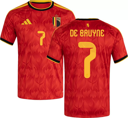 Belgium 2026 World Cup Home Stadium Replica Jersey - De Bruyne #7