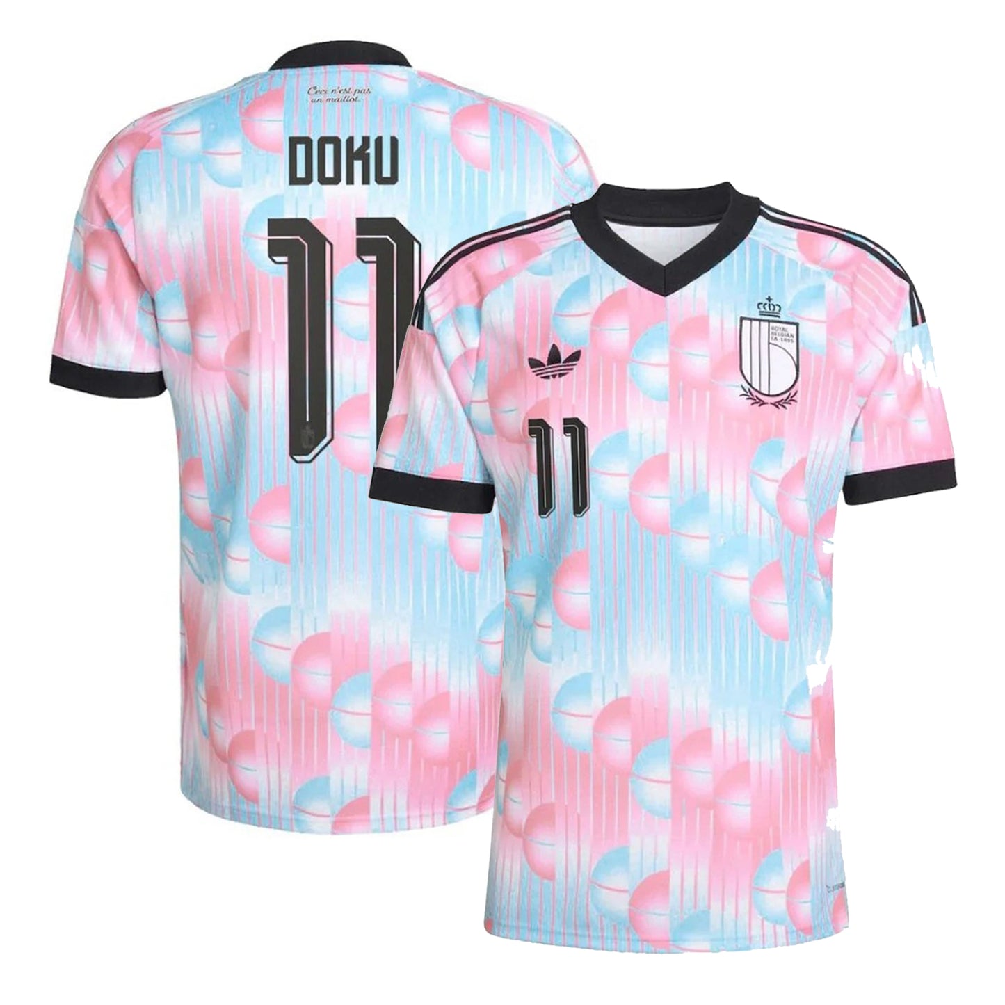 Belgium 2026 World Cup Away Stadium Replica Jersey - Doku #11