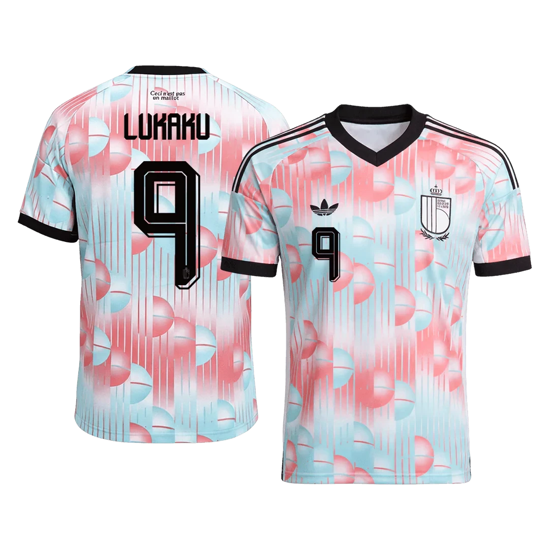 Belgium 2026/27 Away Stadium Replica Jersey With Lukaku #9 Printing 