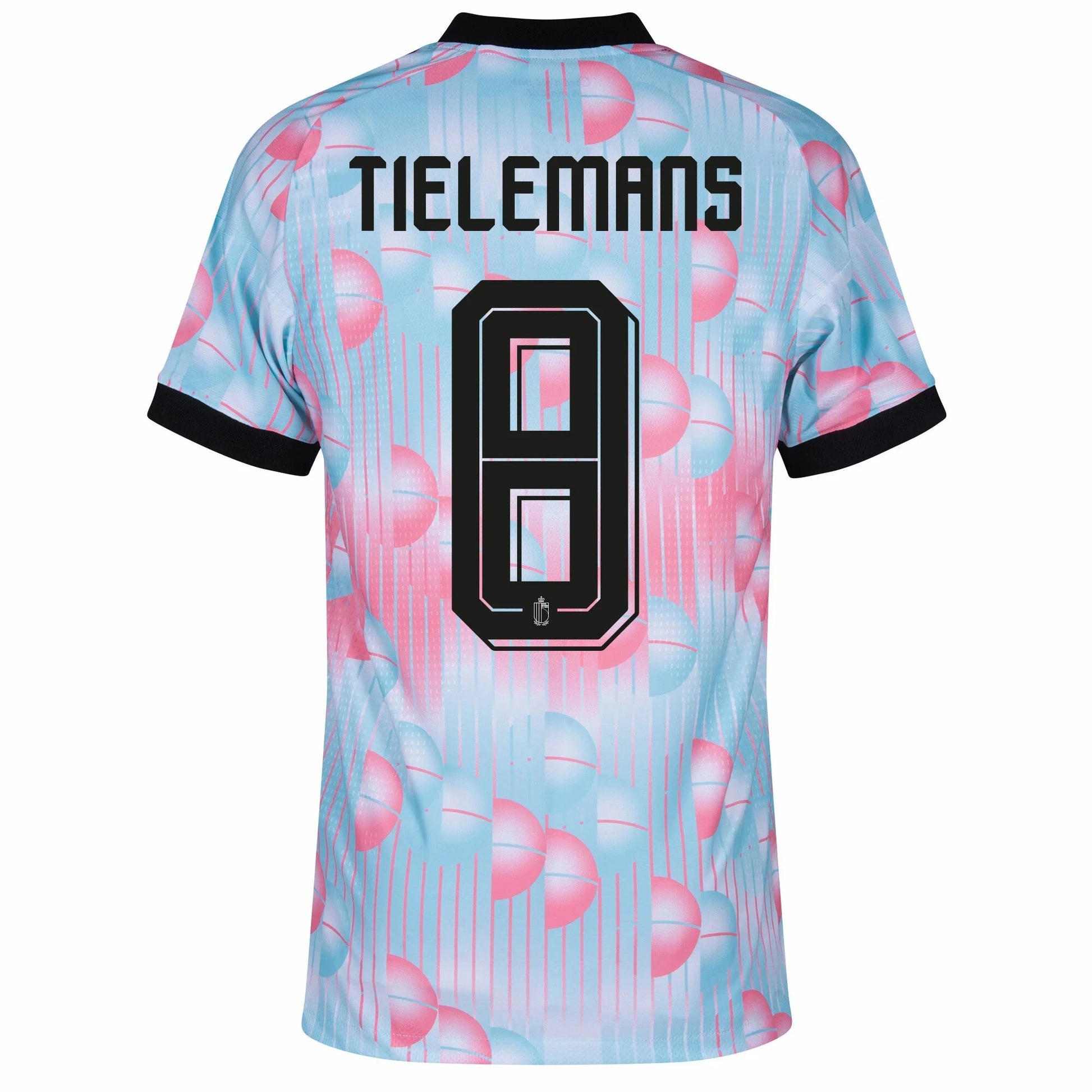 Belgium 2026/27 Away Stadium Replica Jersey With Tielemans #8 Printing  Back View