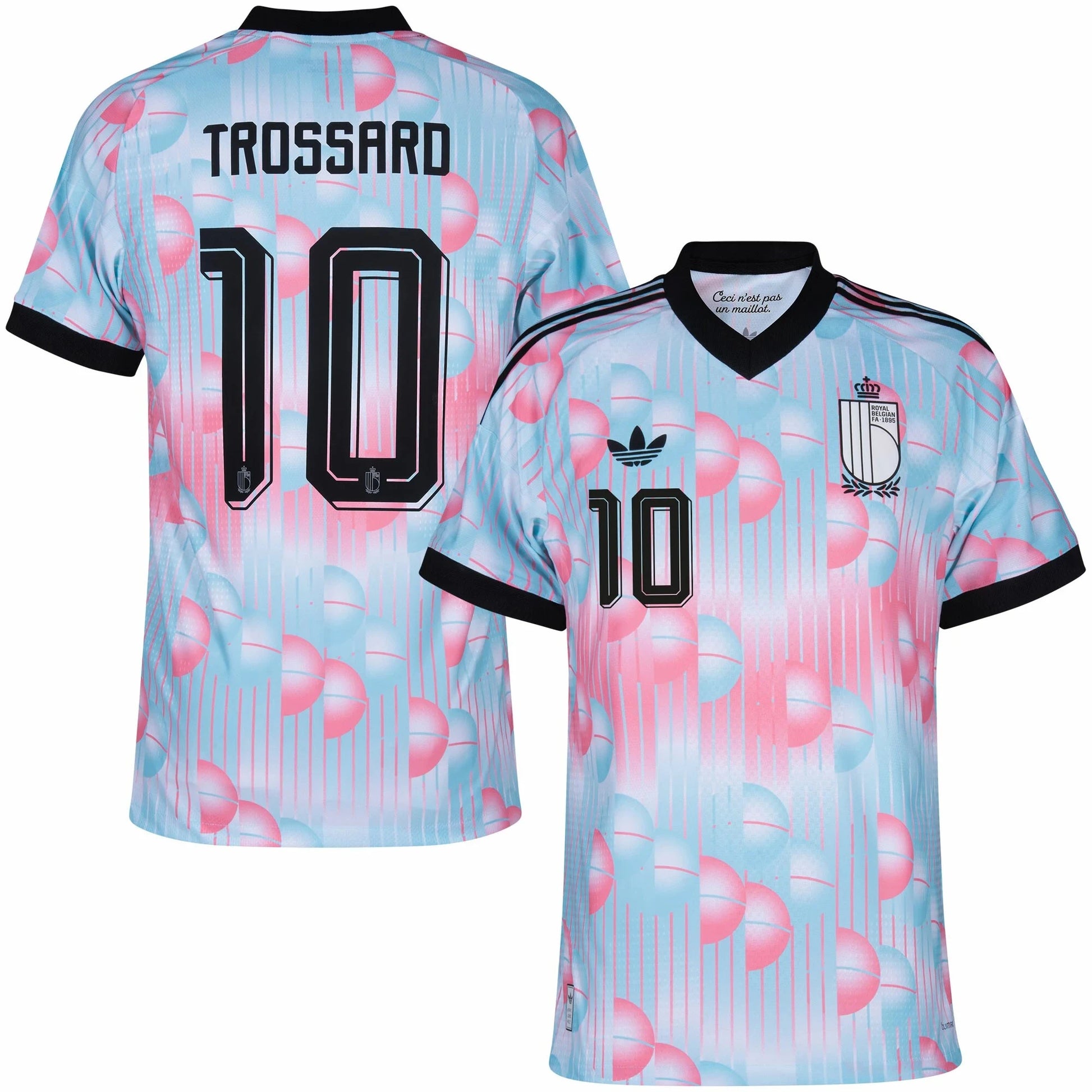 Belgium 2026/27 Away Stadium Replica Jersey With Trossard #10 Printing