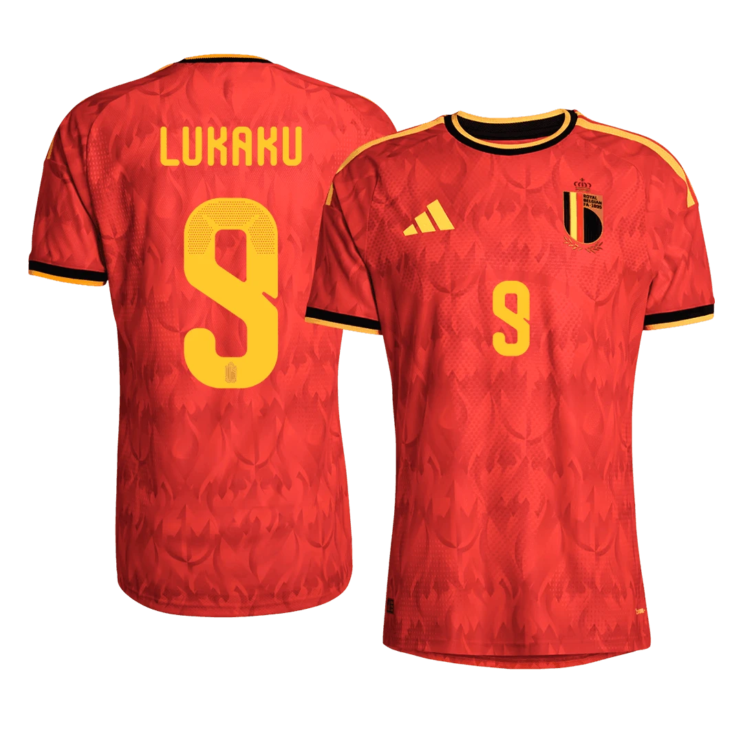 Belgium 2026/27 Home Stadium Replica Jersey With Lukaku #9 Printing