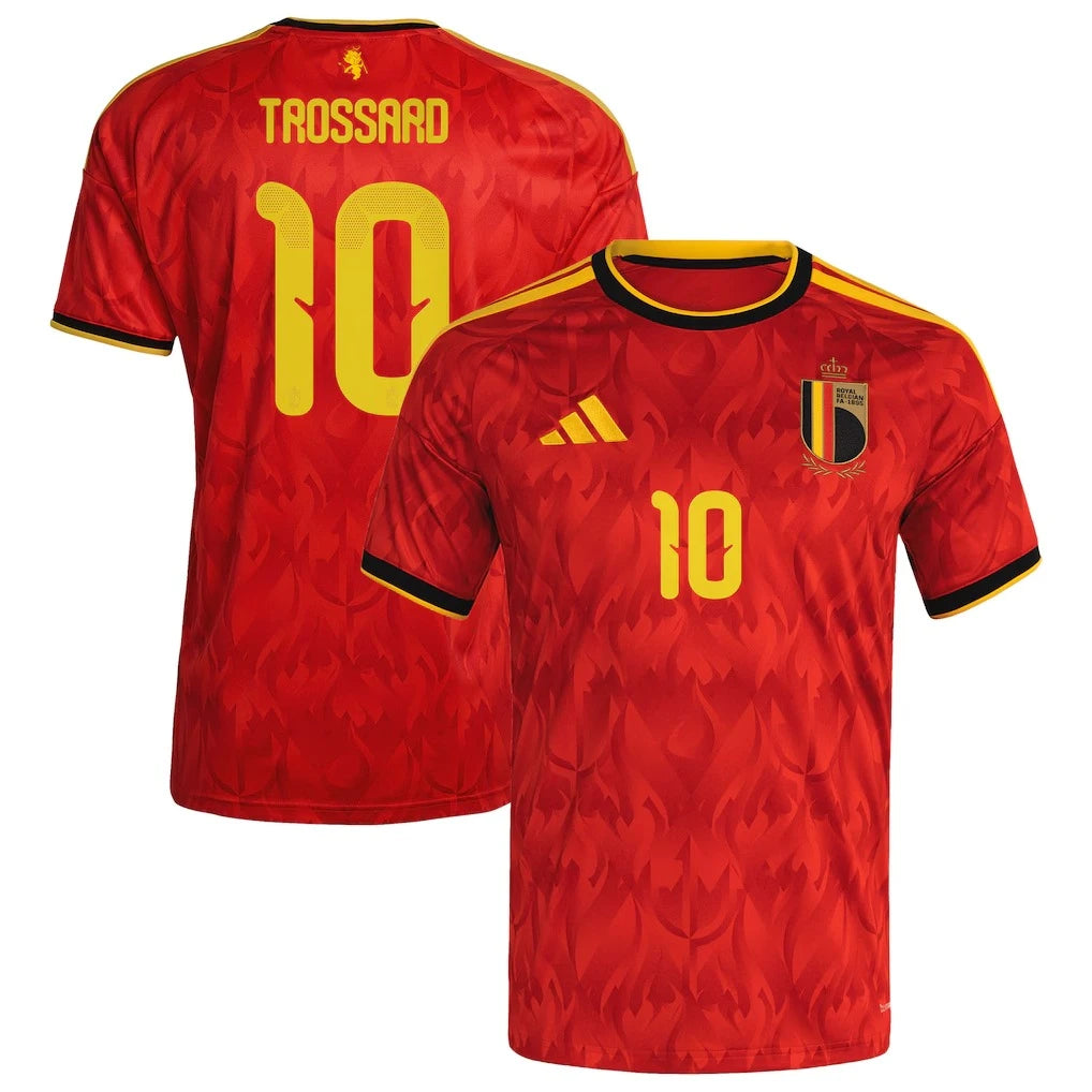 Belgium 2026/27 Home Stadium Replica Jersey With Trossard #10 Printing