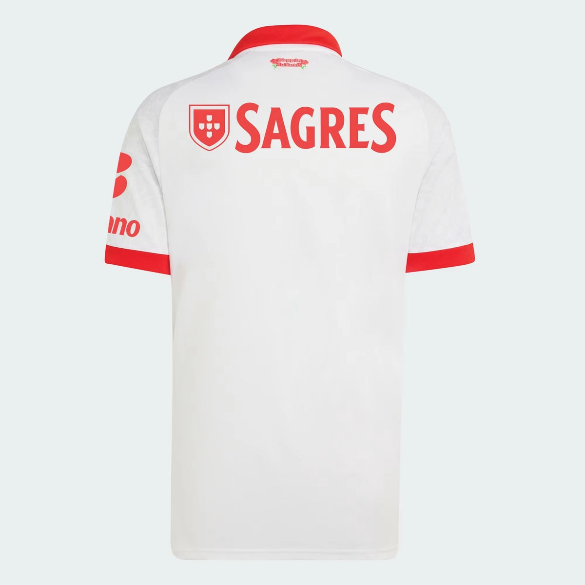 Back view of Benfica 2026-2027 away white stadium replica football shirt by Final Third Kit
