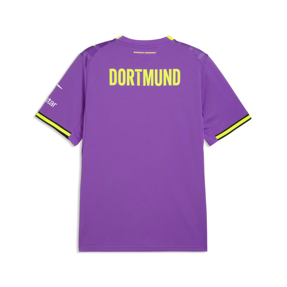 Back view of Borussia Dortmund 2026-2027 third purple replica football shirt by Final Third Kit
