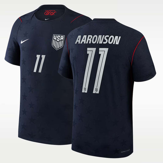 Brenden Aaronson USMNT 2026 World Cup Away Soccer Jersey - Stadium Replica - Final Third Kit