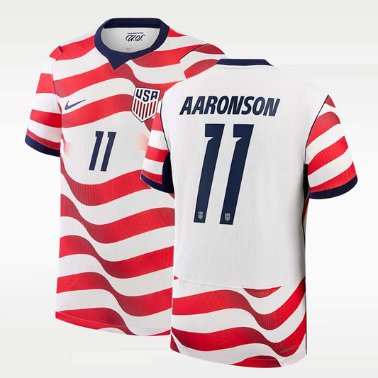 Brenden Aaronson USA 2026 World Cup Home Soccer Jersey - Stadium Replica - Final Third Kit