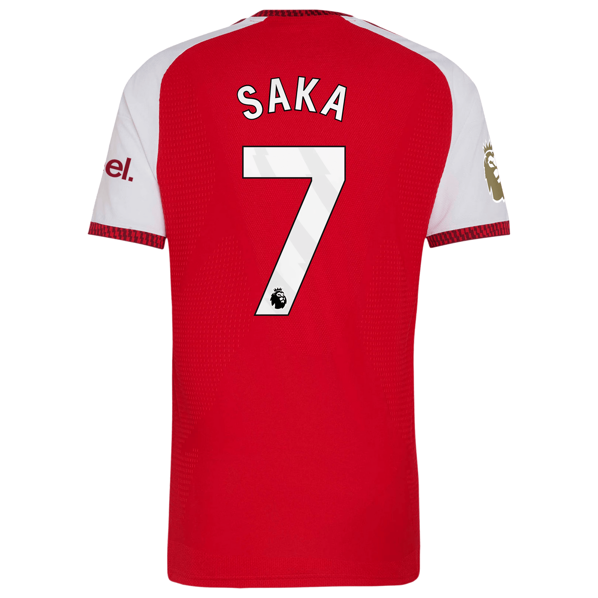 Arsenal 2026/27 Home Match Authentic Jersey - Saka #7 back view