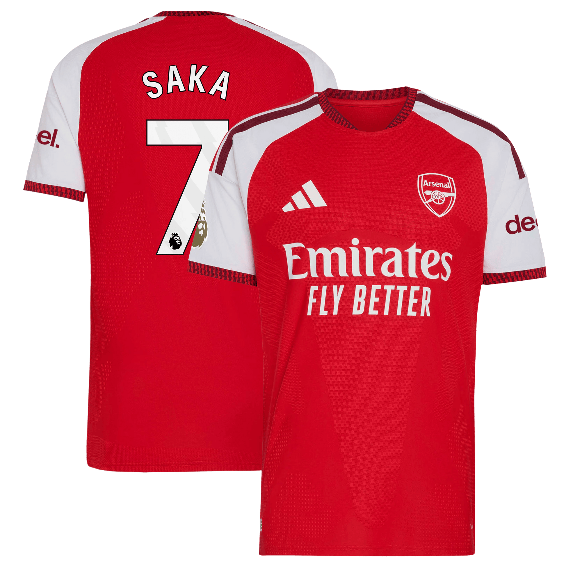Arsenal 2026/27 Home Match Authentic Jersey - Saka #7