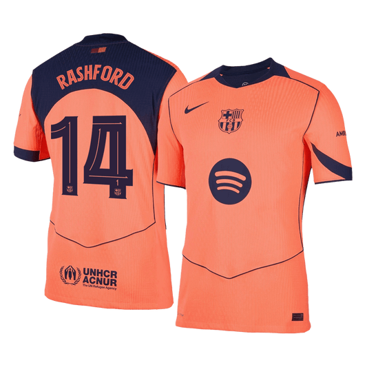 RASHFORD #14 Barcelona Third Away Authentic Soccer Jersey 2025/26 - UCL