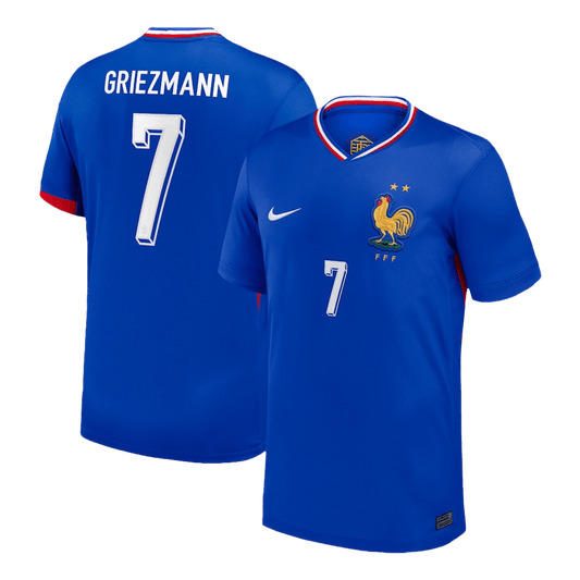 GRIEZMANN #7 France Home Soccer Jersey Euro 2024