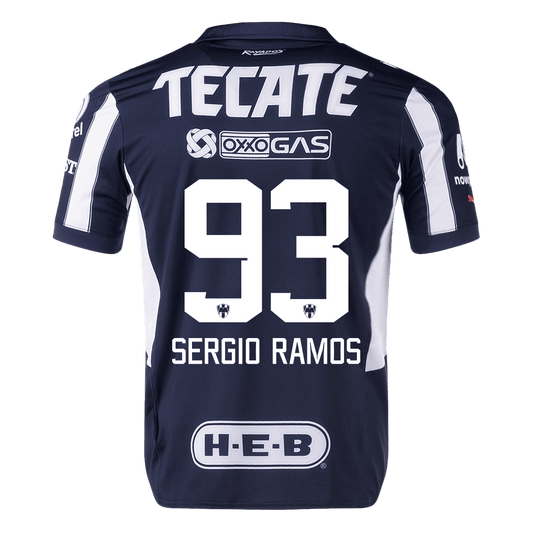 Authentic  #93 SERGIO RAMO SSoccer Jersey Monterrey Home Shirt 2024/25