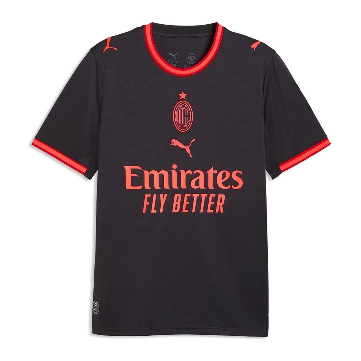 Front view of AC Milan 2026-2027 third grey replica soccer jersey by Final Third Kit