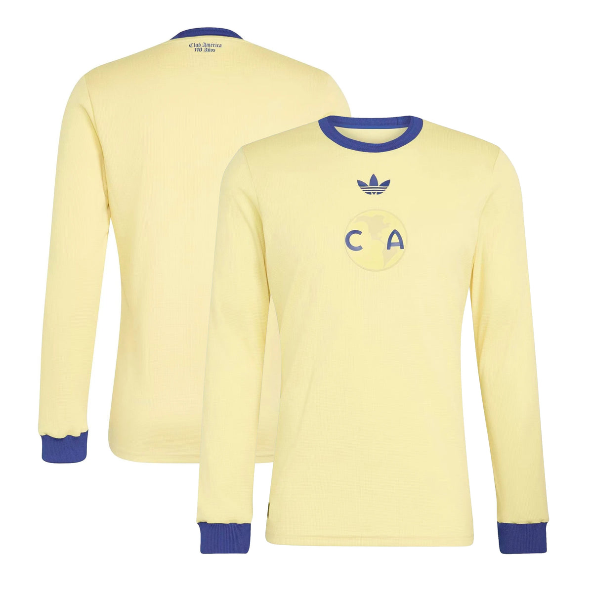 Club America 2026/27 110th Anniversary Replica Long Sleeve Jersey - Yellow