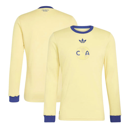 Club America 2026/27 110th Anniversary Replica Long Sleeve Jersey - Yellow