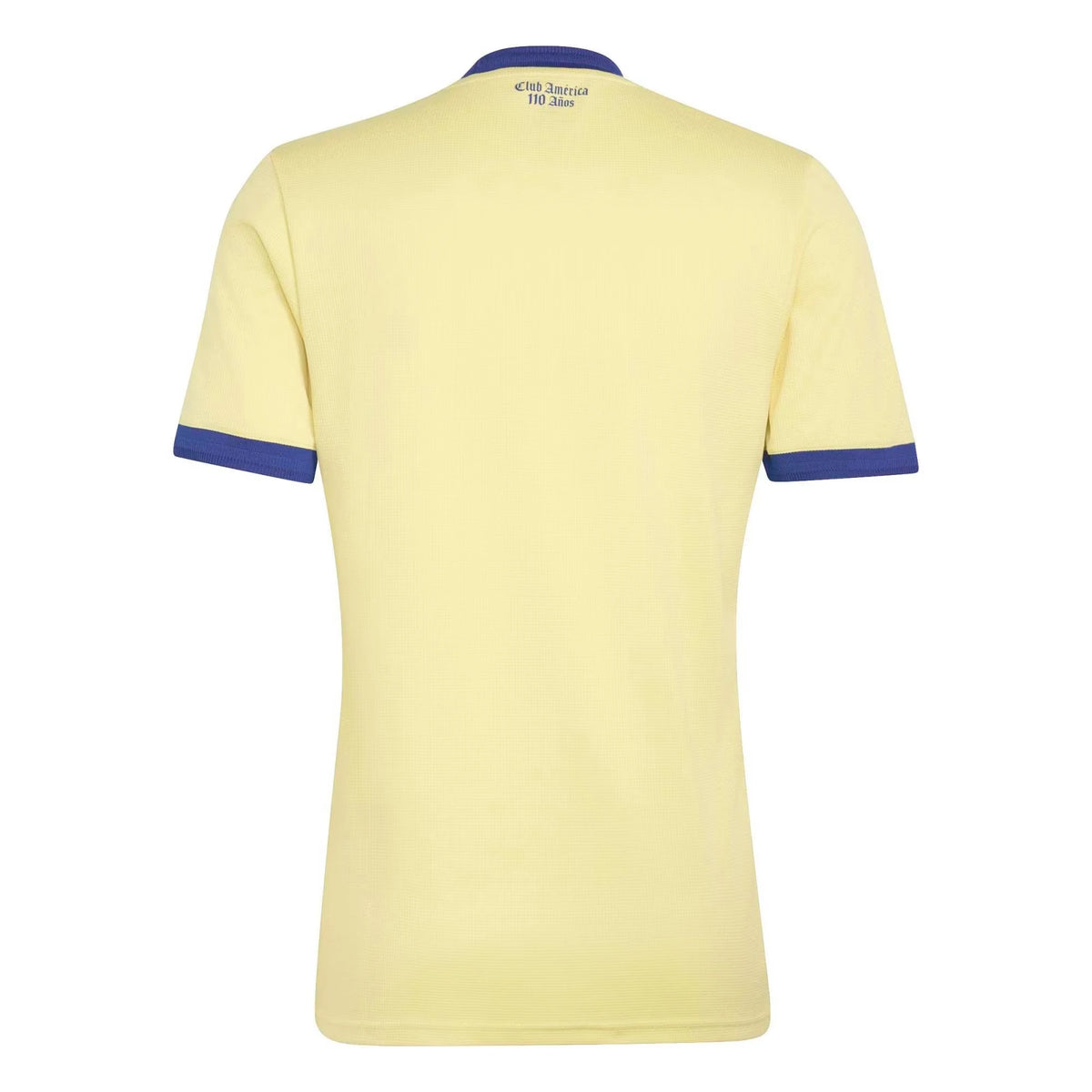Back view of Club America 2026-2027 110th anniversary yellow stadium replica football shirt by Final Third Kit