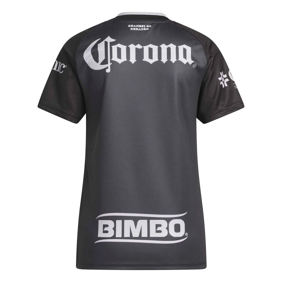 Back view of women's Club America 2026-2027 away black replica football shirt by Final Third Kit