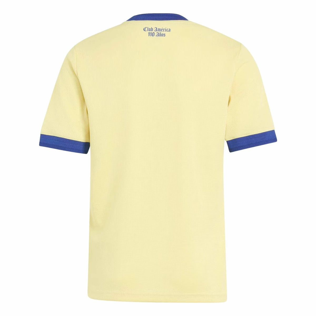 Back view of youth Club America 2026-2027 110th anniversary yellow replica football shirt by Final Third Kit