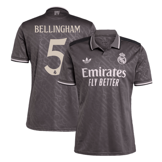 BELLINGHAM #5 Real Madrid Third Away Soccer Jersey 2024/25