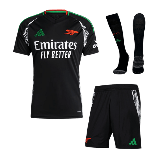 Arsenal Away Soccer Jersey Kit(Shirt+Shorts+Socks) 2024/25