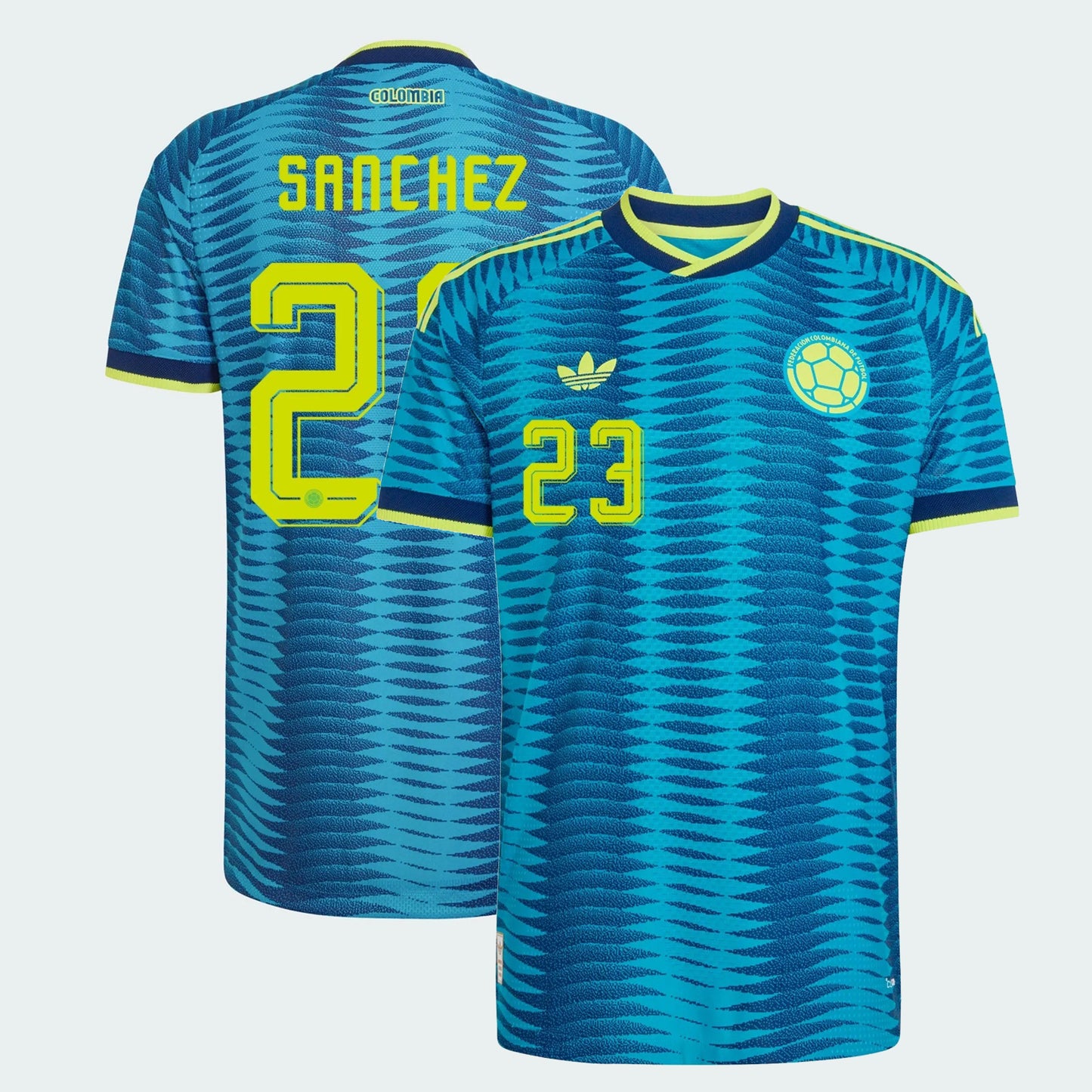 Colombia 2026 World Cup Away Stadium Replica Jersey - Davinson Sánchez #23