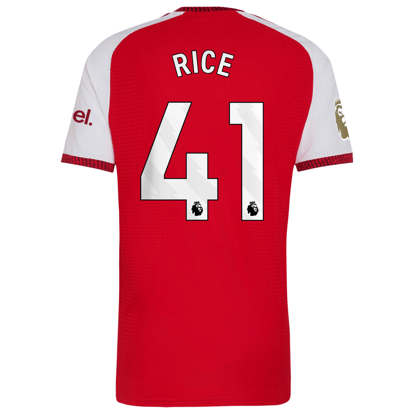 Arsenal 2026/27 Home Match Authentic Jersey - Rice #41 back view