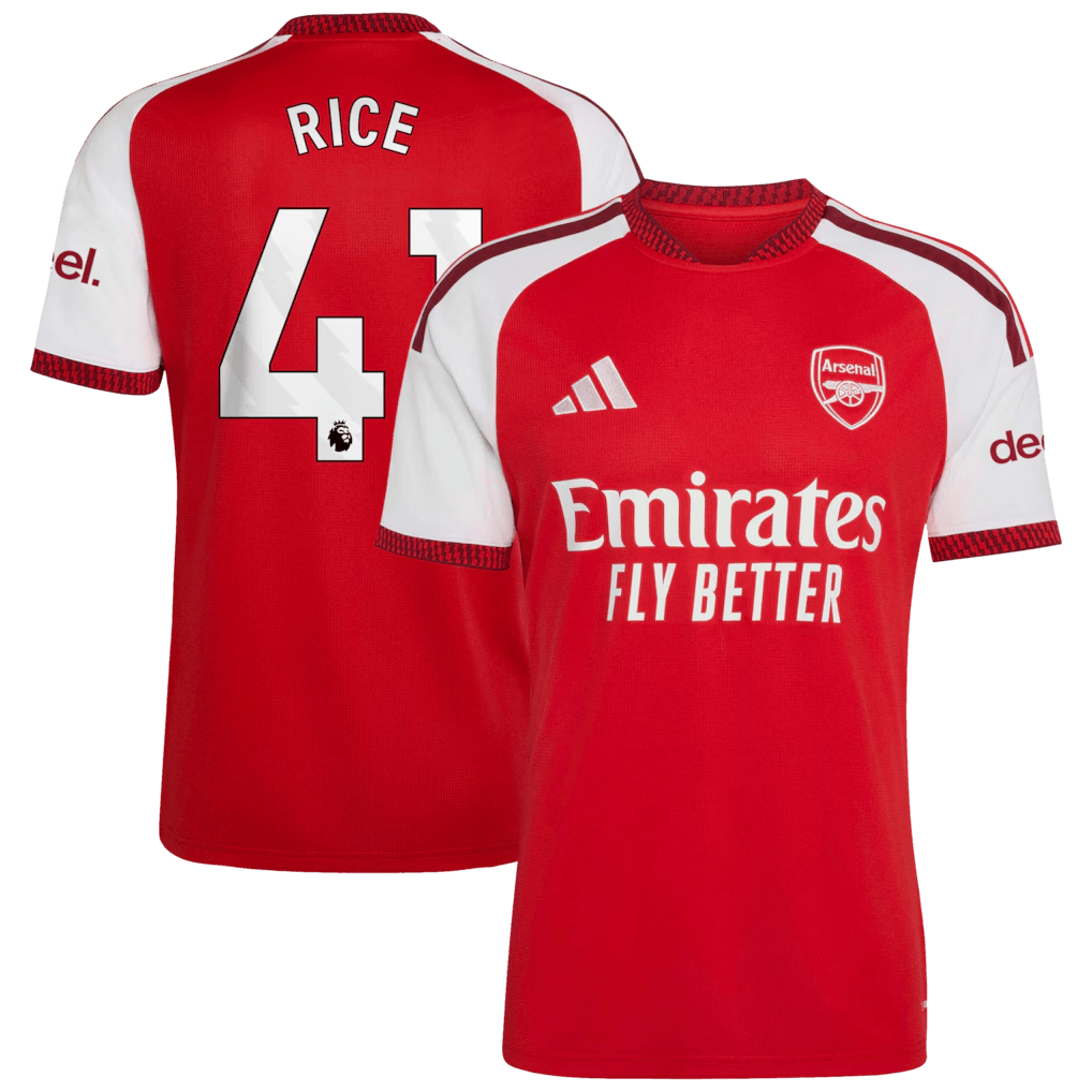 Arsenal 2026/27 Home Stadium Replica Jersey - Rice #41