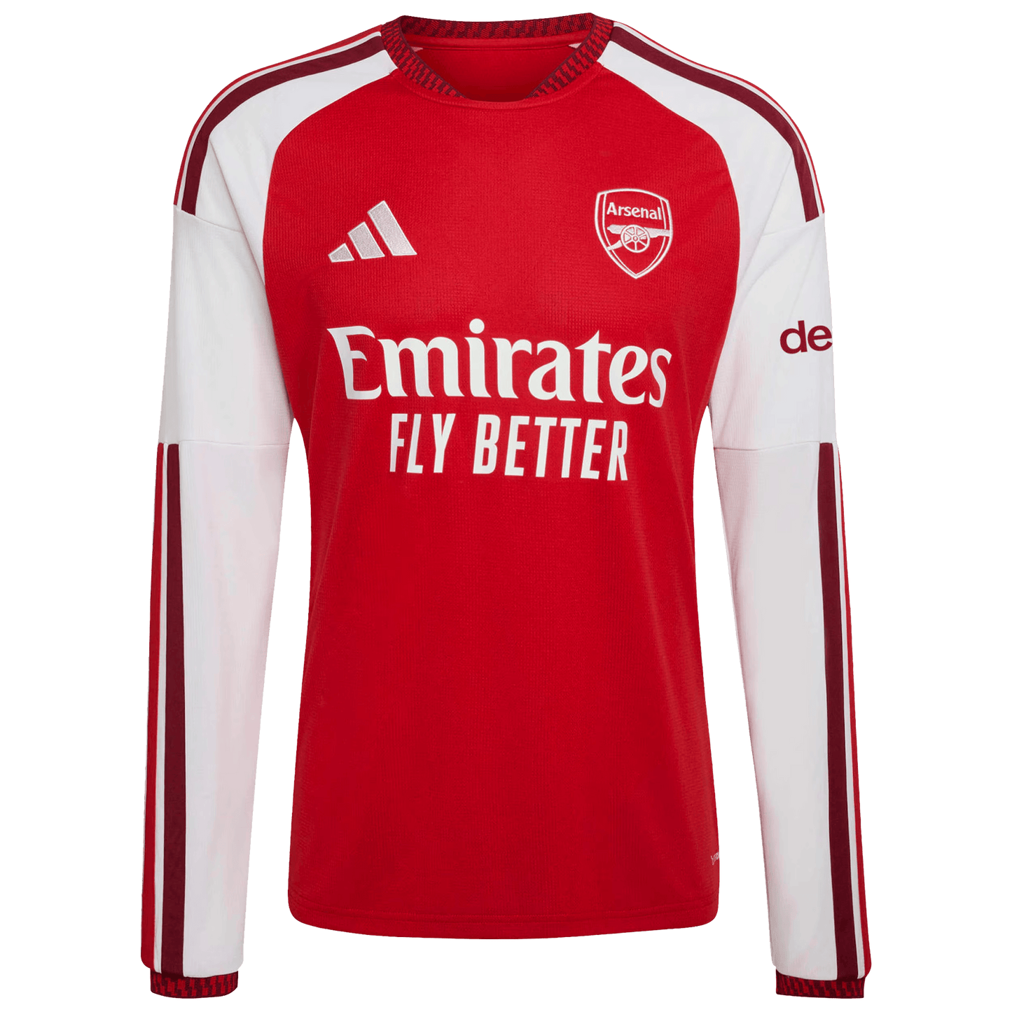 Arsenal 2026/27 Home Stadium Replica Long Sleeve Jersey - Rice #41 front view