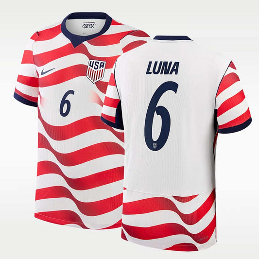 Diego Luna USMNT 2026 World Cup Home Soccer Jersey - Stadium Replica - Final Third Kit