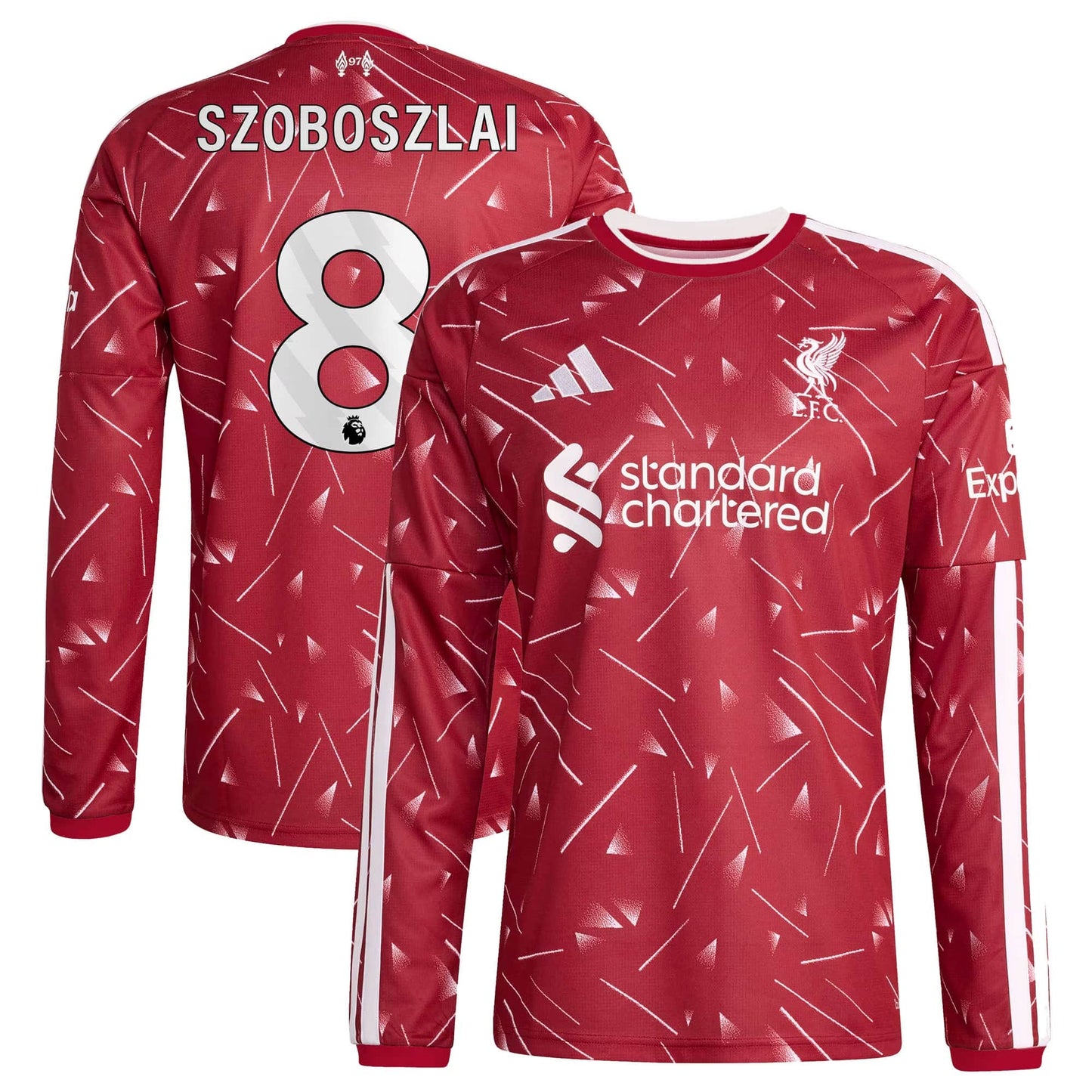 Liverpool 2026/27 Home Stadium Replica Long Sleeve Jersey - Szoboszlai #8