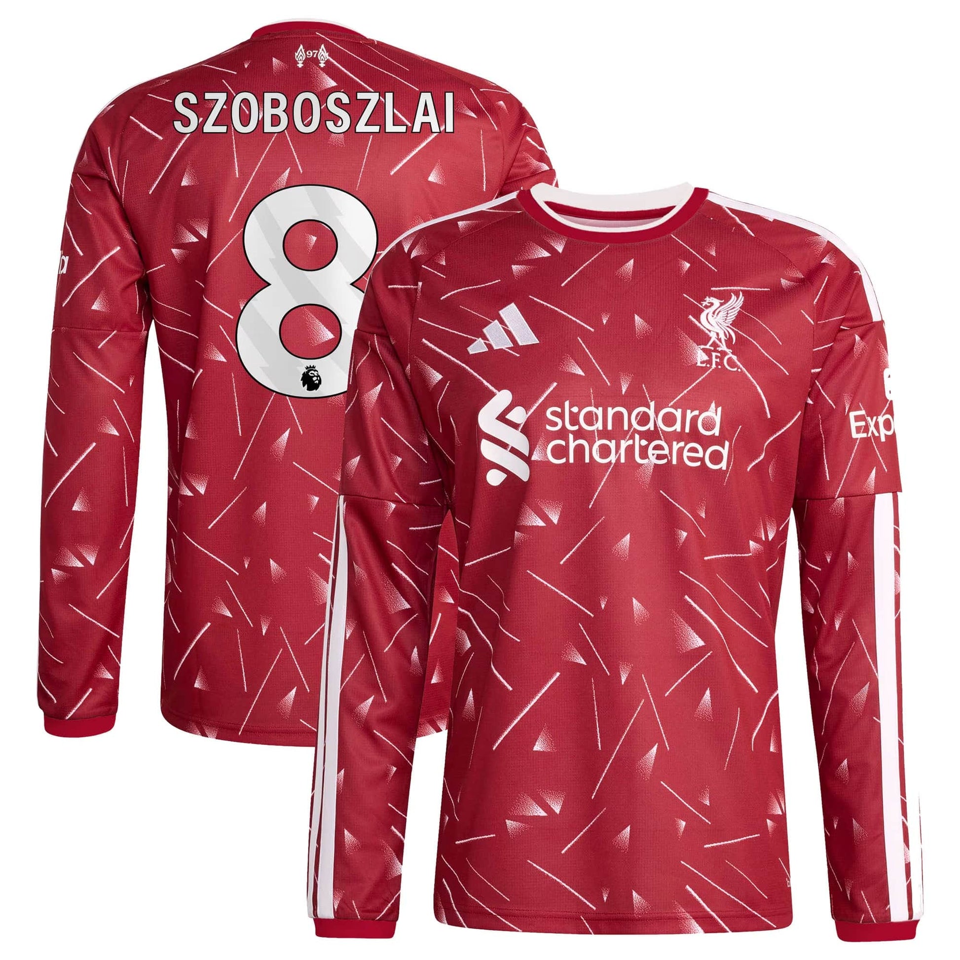 Liverpool 2026/27 Home Stadium Replica Long Sleeve Jersey - Szoboszlai #8
