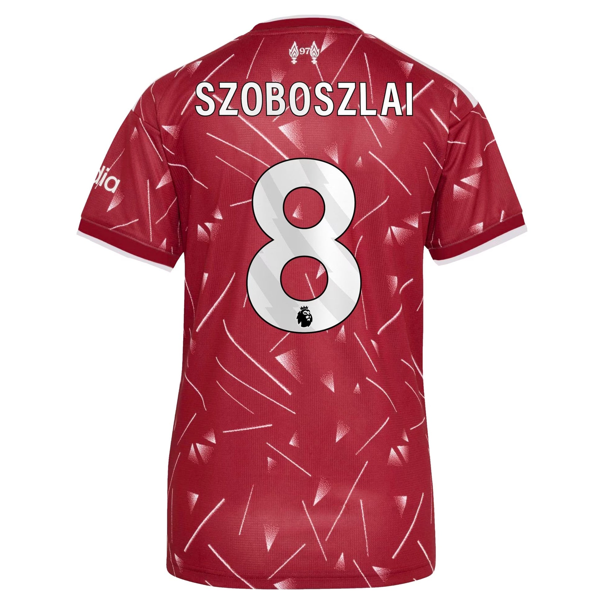 Liverpool 2026/27 Home Women's Stadium Replica Jersey - Szoboszlai #8 back view