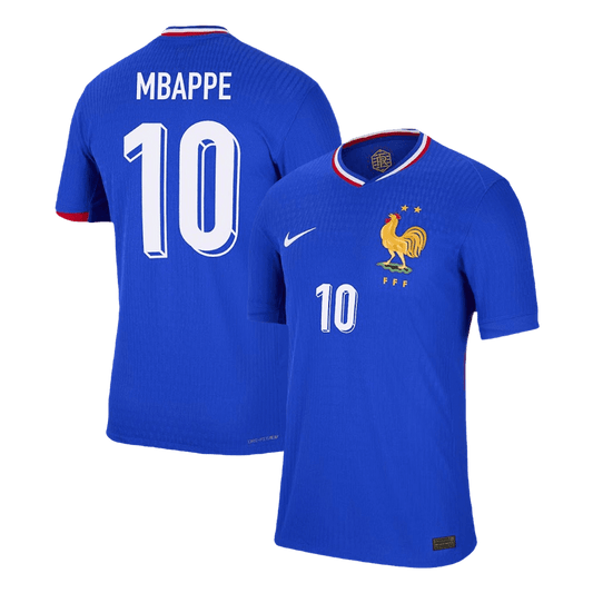 Authentic MBAPPE #10 France Home Soccer Jersey Euro 2024