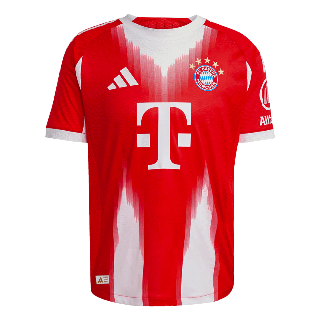 UPAMECANO #2 Bayern Munich Home Authentic Soccer Jersey 2025/26