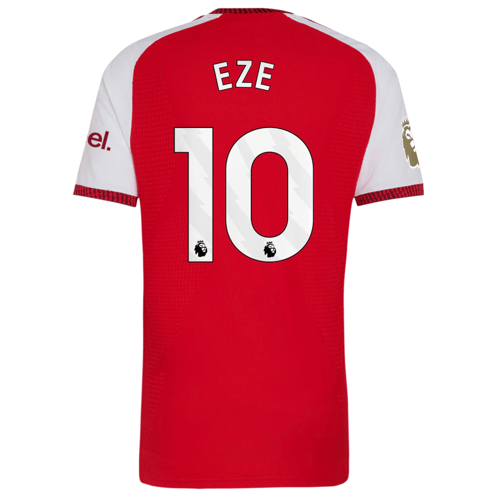 Arsenal 2026/27 Home Match Authentic Jersey - Eze 10 back view