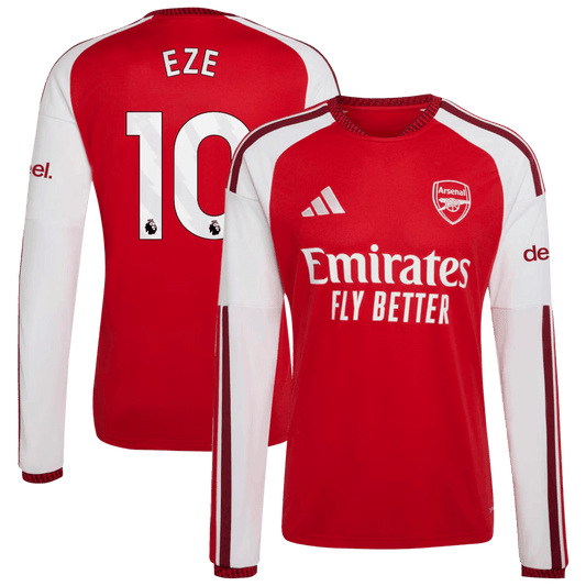 Arsenal 2026/27 Home Stadium Replica Long Sleeve Jersey - Eze 10